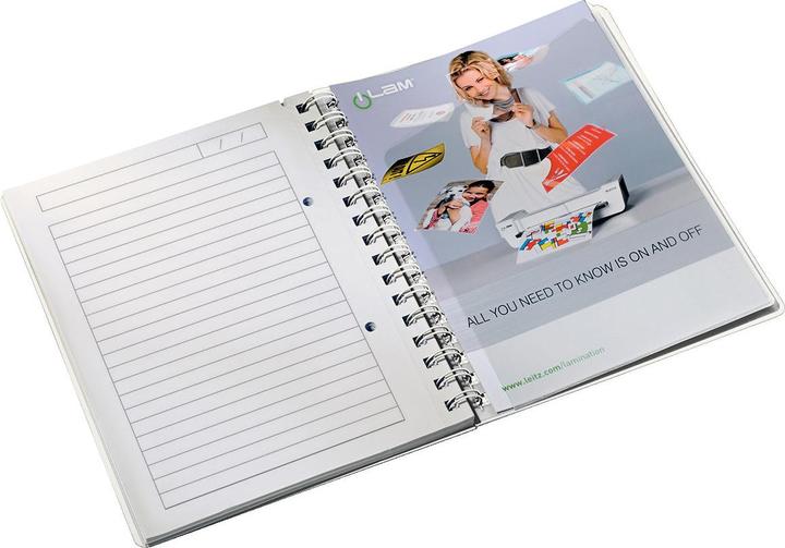 Produktbild Leitz WOW Collegeblock spiralgebunden mit PP-Einband (A5, Liniert, Harter Einband)