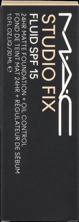 Actual product image MAC Cosmetics Studio Fix Fluid Fond de Teint Sun Protection Factor 15 (re) NC15 (NC15)