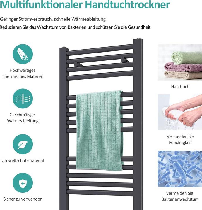 Produktbild Emke Elektrischer Badheizkörper (761 W)