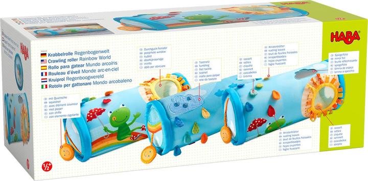 Produktbild Haba Krabbelrolle Regenbogenwelt (Deutsch, Französisch, Italienisch, Englisch)