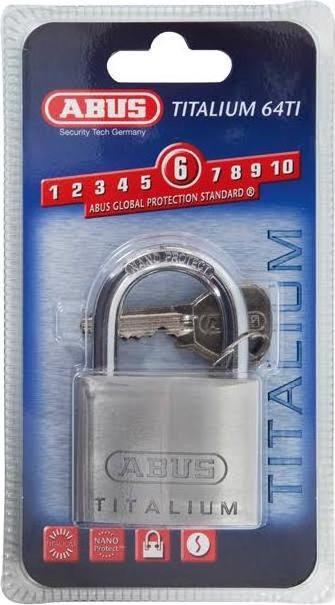 Actual product image Abus Padlock 64TI / 50 SB