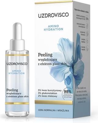 Uzdrovisco Amino Hydration peeling wygładzający z efektem glass skin 30ml (Peeling, 30 ml)
