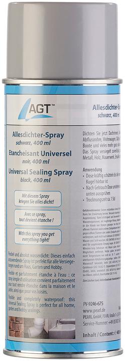 Produktbild AGT Allesdichter-Spray (Schwarz, 400 ml)