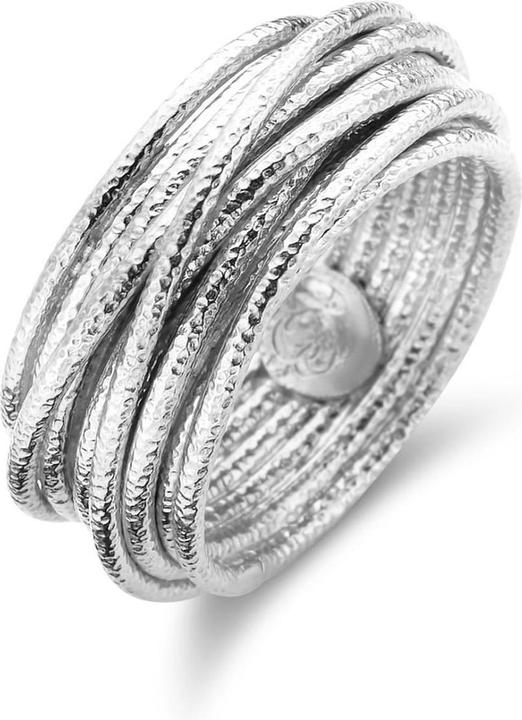 Casa Jewelry Casa Schmuckring Wrap Satin 56 - Silber (56, 925 Silber)