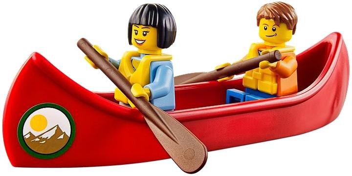 Actual product image LEGO City camper van with canoe (60057, LEGO City)