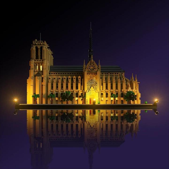 Produktbild Light my bricks LED Licht Set für LEGO 21061 Notre-Dame de Paris
