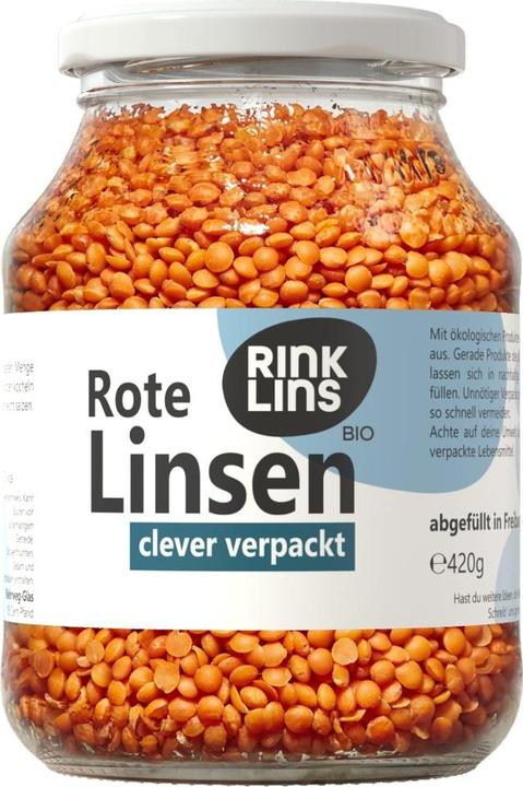 Produktbild Rinklins bio Rote Linsen (420 g)