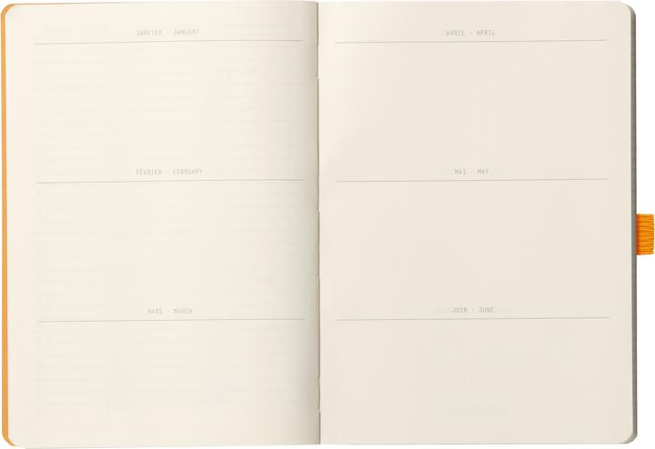 Image du produit Rhodia Carnet de notes (A5, Quadrillé, Couverture souple)