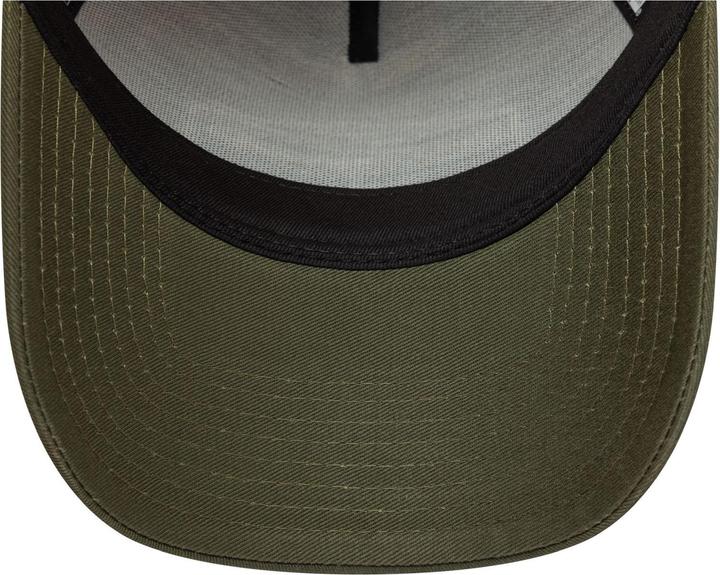 Actual product image New Era A-Frame Mesh Trucker Cap - Brand Patch Oliv (One size)