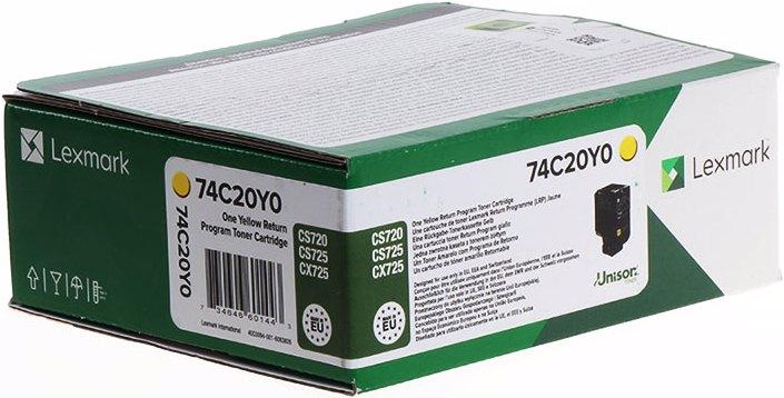 Produktbild Lexmark 74c20y0 (Y)