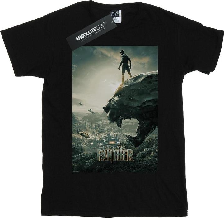 Black Panther Poster TShirt Jungen