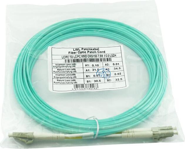 Image du produit BlueOptics SRCABLE50M Câble de brassage compatible LC-LC OM3 50 mètres (50 m)