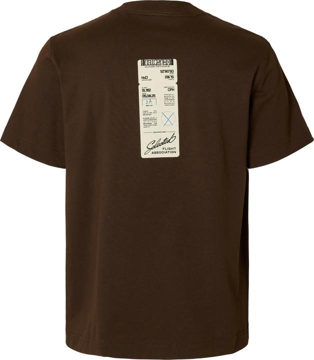 Actual product image Selected Homme Regular Fit Print T-Shirt mit Rundhalsausschnitt (XL)
