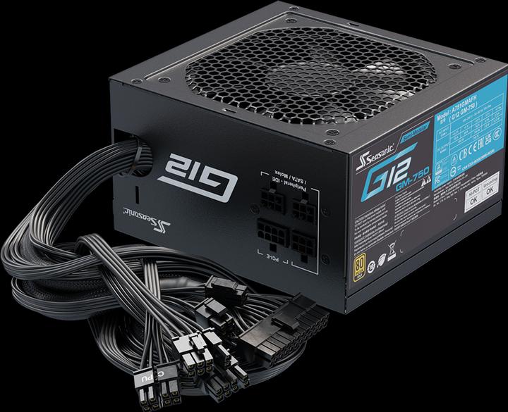 Actual product image Seasonic G12 GM-750 (750 W)