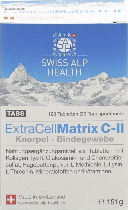Actual product image Swiss Alp Health ExtraCellMatrix (120 Piece, Pills, 210 g)