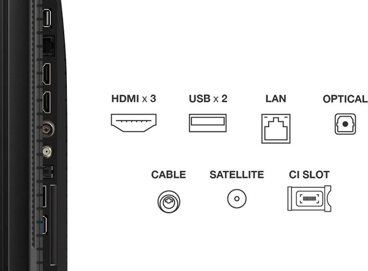 Produktbild TCL 43P7K (43", QLED, 4K, 2025)