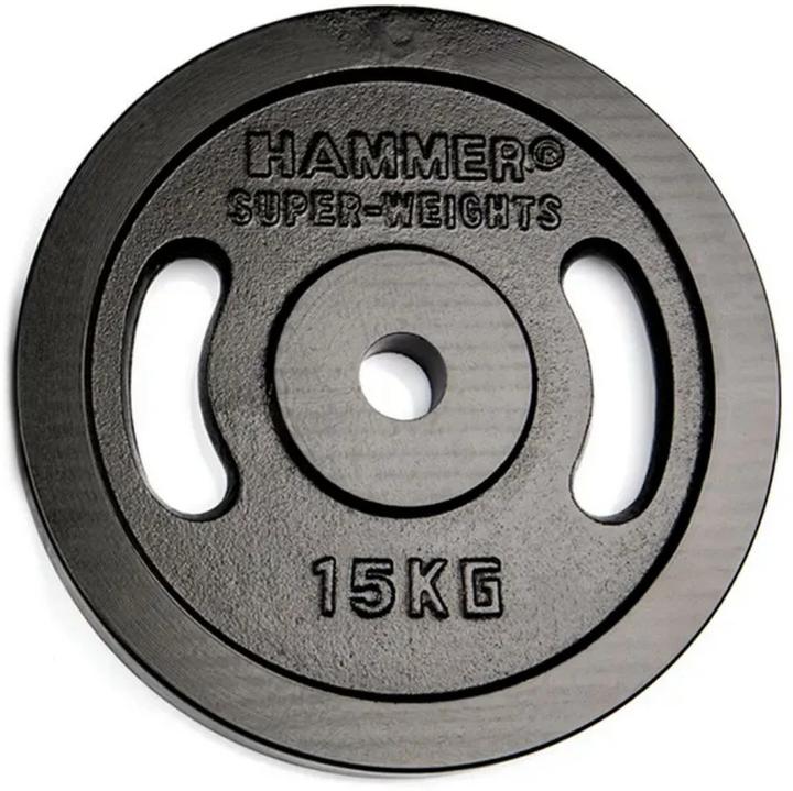 Produktbild Hammer Fitness Gewichtsscheibe 1 x 15 kg (1 x 15 kg)