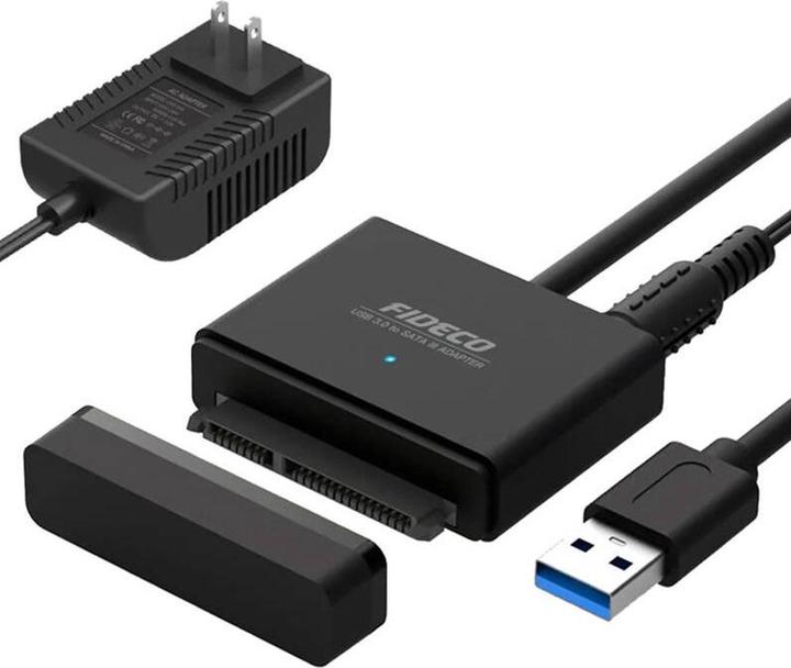 Actual product image Fideco PL2535A-P HDD/SSD adapter (USB 3.0, SATA)