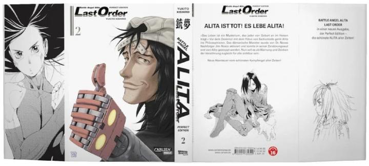 Actual product image Battle Angel Alita - Last Order - Perfect Edition 2 (German, Yukito Kishiro, 2018)