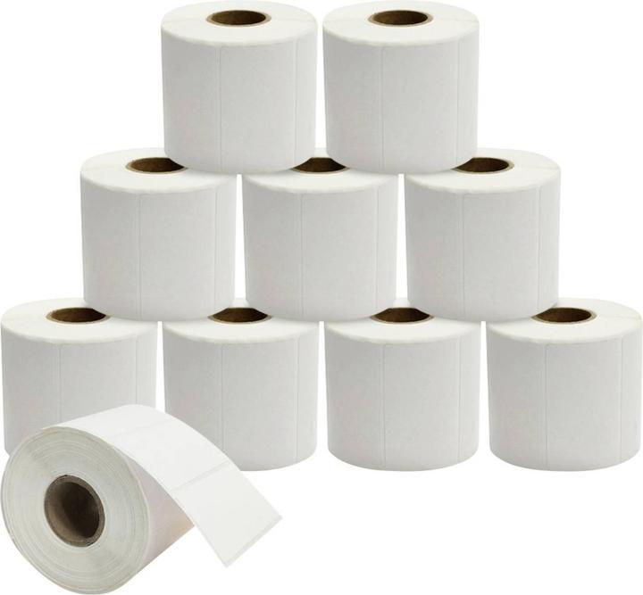 Actual product image Renkforce Labels roll 58 x 30 mm direct thermal paper white 800 pcs. strong adhesive