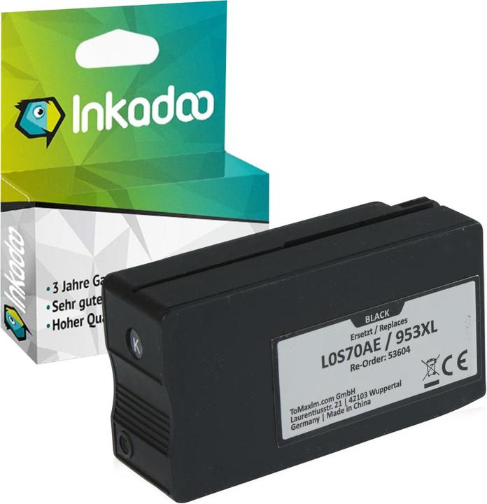 Produktbild Inkadoo Kompatibel Tinte für HP OfficeJet Pro 8730 (BK)