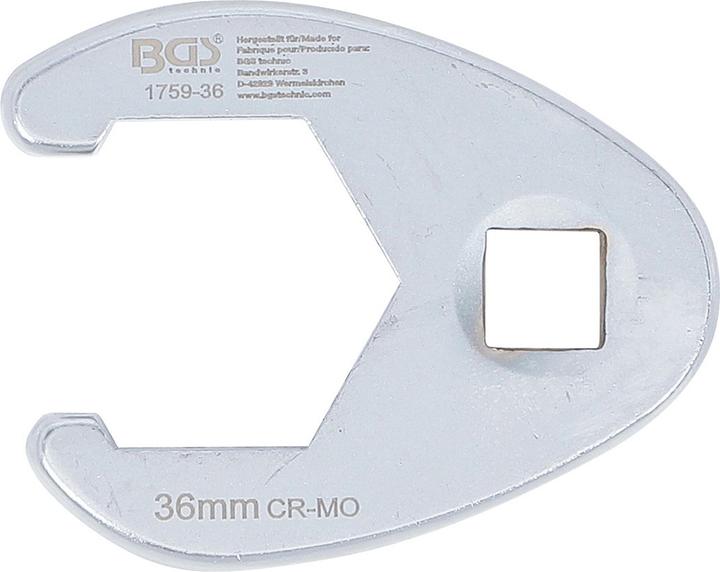 Actual product image BGS Crowfoot Spanner 12.5 mm (1/2") Drive 36 mm (36 mm)