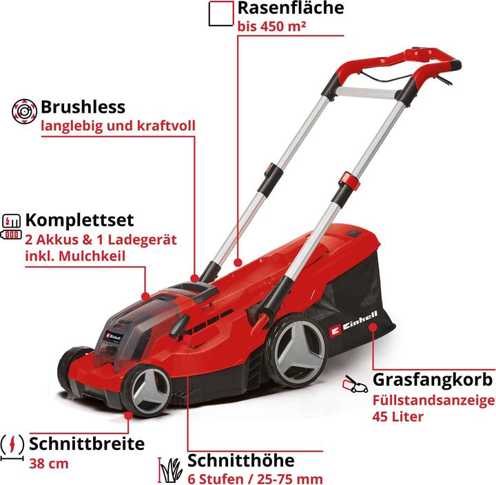 Produktbild Einhell GP-CM 36/450 Power X-Change (Akkubetrieb)