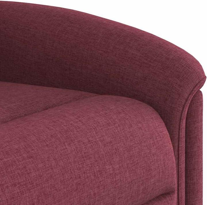 Immagine prodotto VidaXL Poltrona massaggiante Tessuto rosso vino Poltrona massaggiante TV