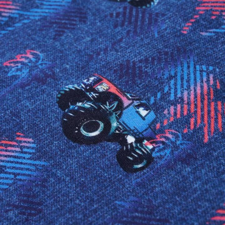 Immagine prodotto VidaXL Maglietta da bambino blu scuro melange 128,Materiale: 100 (128)