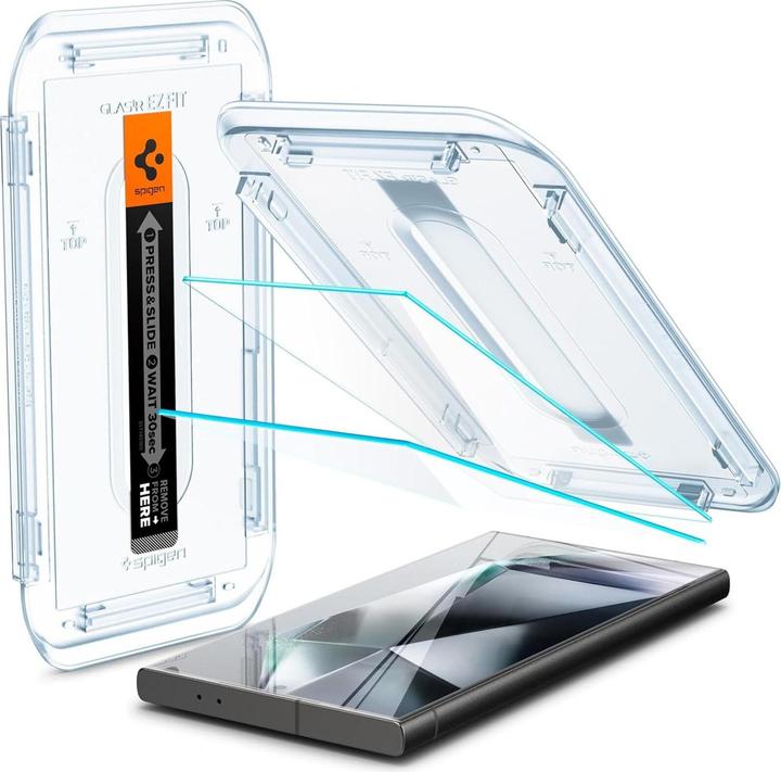 Produktbild Spigen Glas.tR EZ Fit (2 Stück, Samsung Galaxy S24 Ultra)