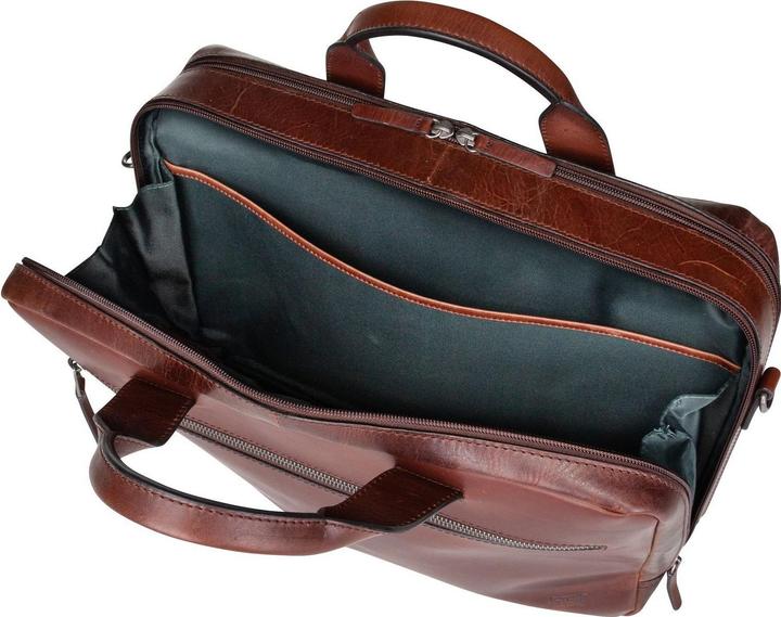Actual product image Jost Lund briefcase leather 40.5 cm laptop compartment (16.54")