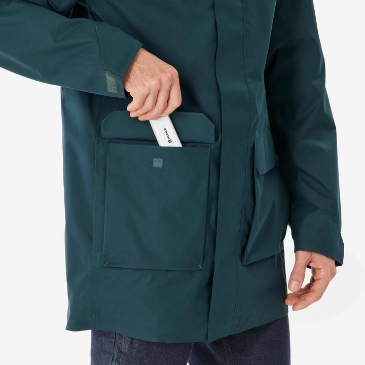 Actual product image Quechua Wanderjacke Herren lang - NH500 grün (4XL)