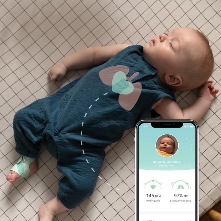 Image du produit Owlet Smart Sock 3 - Bleu nuit (30 m)