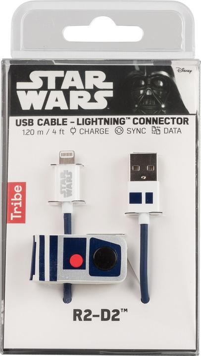 Tribe CLR20707 Lightning cable 1.2 m Blue, White (1.20 m, USB 1.0)