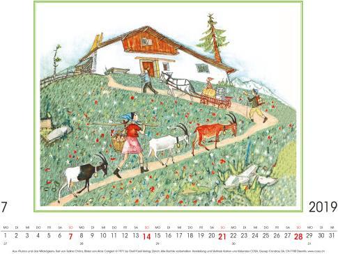 Produktbild Cosa Bildkalender Alois Carigiet