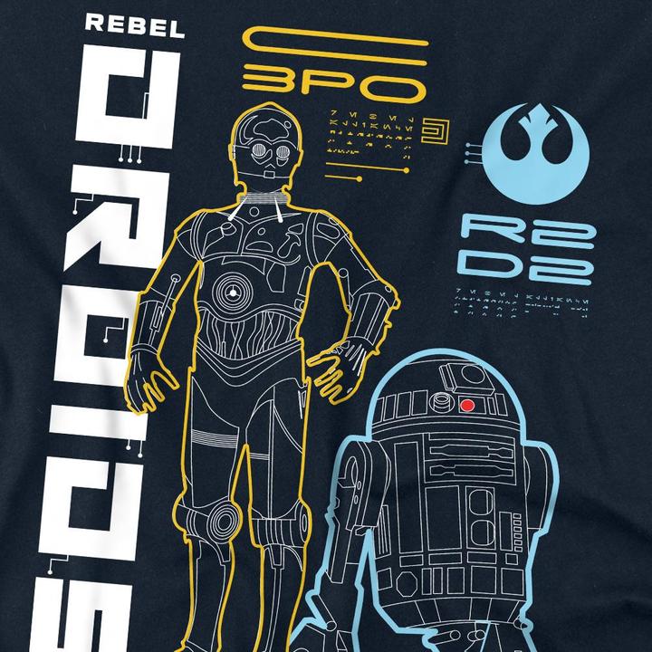 Produktbild Star Wars Rebel Droids TShirt (XL)