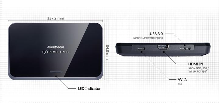 Produktbild AVerMedia ExtremeCap U3 (USB 3.0)