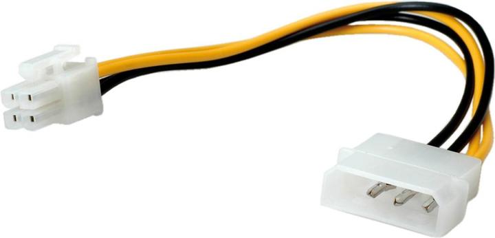 Produktbild Roline Internes Power Kabel, 4pol. HDD / ATX12V-P4 4-polig Power 0,15 m