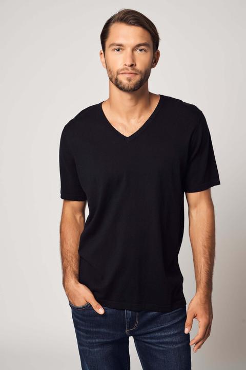 Produktbild Bellemere T-Shirt V-Neck Cotton Cashmere T-Shirt (S)