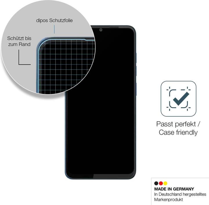 Immagine prodotto Dipos Anti-Shock Pellicola Protettiva opaco (1 Pezzo/i, HTC Wildfire)