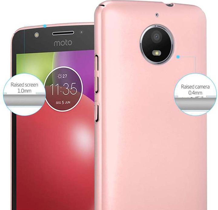 Produktbild Cadorabo Hard Cover Matt Metall Cover (Motorola Moto E4)