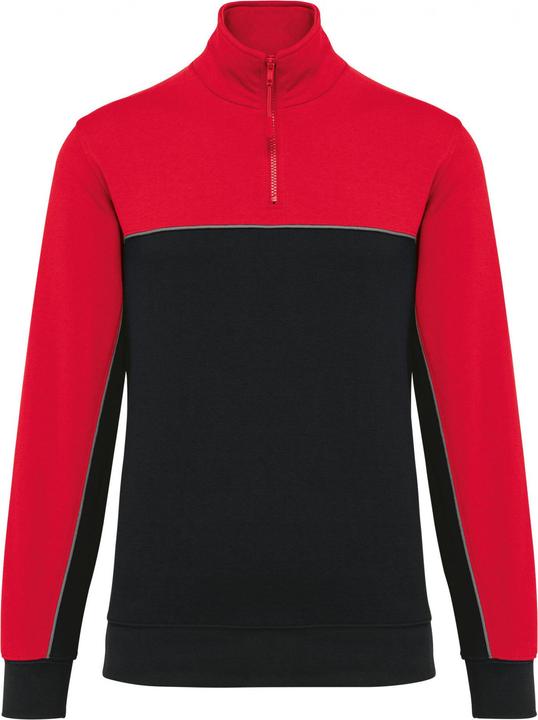 Kariban Sweatshirt umweltfreundlicher Reissverschlusskragen