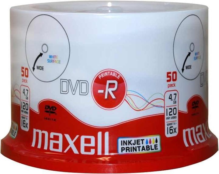 Actual product image Maxell DVD-R 4.7 GB 50 piece(s) (50 x)