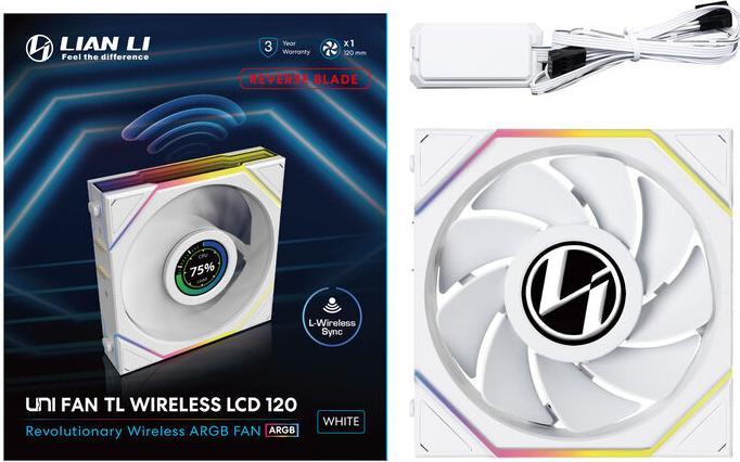 Actual product image Lian-Li UNI FAN TL Wireless Reverse Blade (120 mm, 1 x)