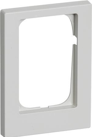 Actual product image LK FUGA® ramme Baseline 68 1,5 modul, asymmetrisk lysegrå.