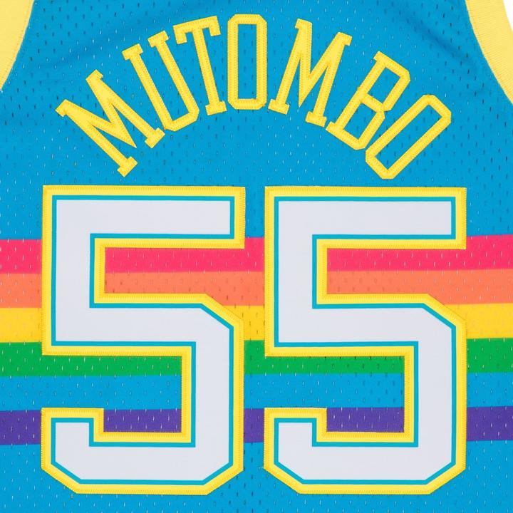 Produktbild Mitchell & Ness Swingman Jersey Denver Nuggets TROPICAL Dikembe Mutombo - XL (XL)