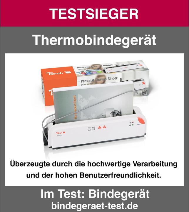 Actual product image Peach Pb200-70 (Thermal binding)