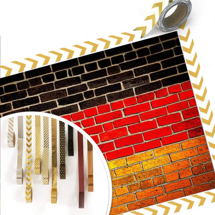 Produktbild Trenddeko Deutsche Flagge Mauer (120 x 80 cm)