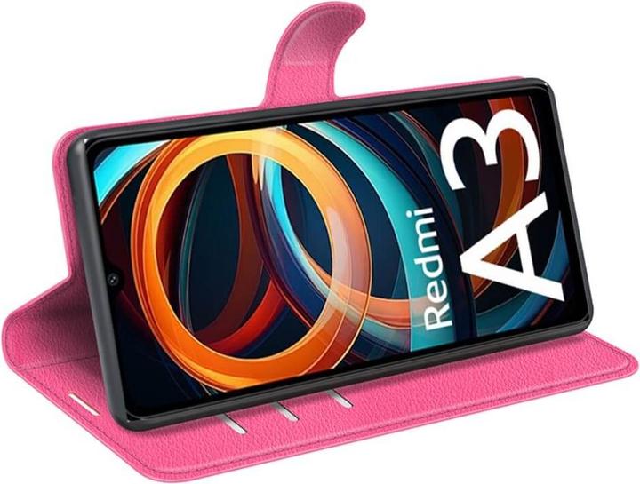 Productafbeelding Cover-Discount Xiaomi Redmi A3 - Leren Hoesje (Xiaomi Redmi A3)