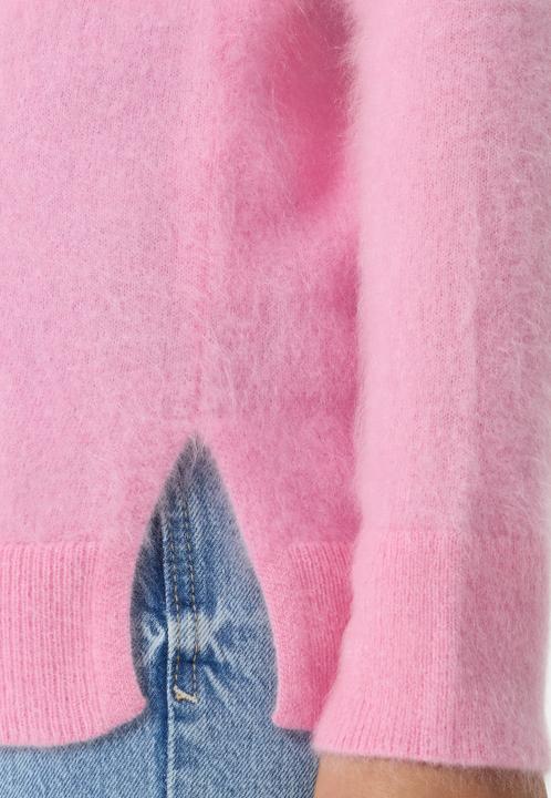 Immagine prodotto Cash-Mere Brushed Kaschmir Rundhals Pullover mit Seitenschlitzen (L)